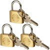 Audio Fan Small Padlock with Key, 1.0 inch (25 mm)