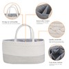 luxury little Diaper Caddy Organizer, Large Cotton Rope Nursery Baby