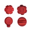 Unbranded 4PCS Red Alloy Engine Oil Cap Radiator Water Tank