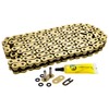 NICHE Gold 525 X-Ring Chain 114 Links with Connecting Master