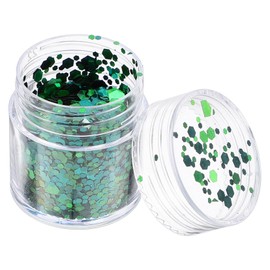 FOMIYES 2 Bottles Art Glitter Sequins Confetti Decoration Nail Glitters Diy Manicure Supplies