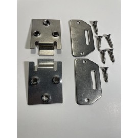 Unbranded Golf Cart Bottom Hinge and Plate Set of 2 w/ Screw EZ Go TXT/medalist 1995 & Up