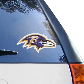 Stockdale Baltimore Ravens 6'' x 6'' Logo Die-Cut Repositionable Vinyl Decal