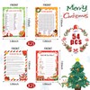 CCINEE 54 Pcs Christmas Trivia Party Game Cards,Christmas Word Search