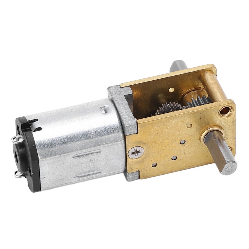 Gear Motor Speed Reduction Dual Output Shaft Worm Brushed Large