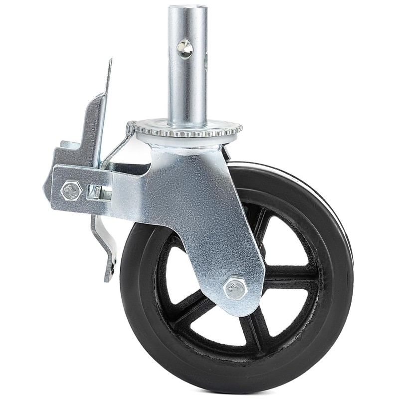 VEVOR 4 Pack Scaffolding Wheels, 8 x 2 Inch Scaffold