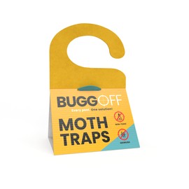 BUGGOFF - Moth Trap 7 Pack, Closet and Laundry Moth Bait and Killer Traps, with Premium Pheromones, and Prevention (1)