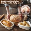 FoldTier 5 Pack Bread Proofing Baskets Set 9, 7.8 Round,
