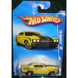 2010 Hot Wheels NIGHTBURNERZ 02 of 10 Yellow '70 Chevelle SS