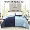 Homelike Moment California King Comforter - Blue Duvet Insert Down