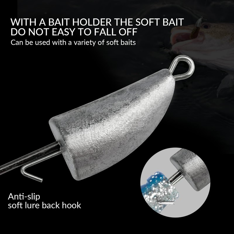 thkfish Bullet Jig Heads Swimbait Hooks Bass Fishing Texas Rig