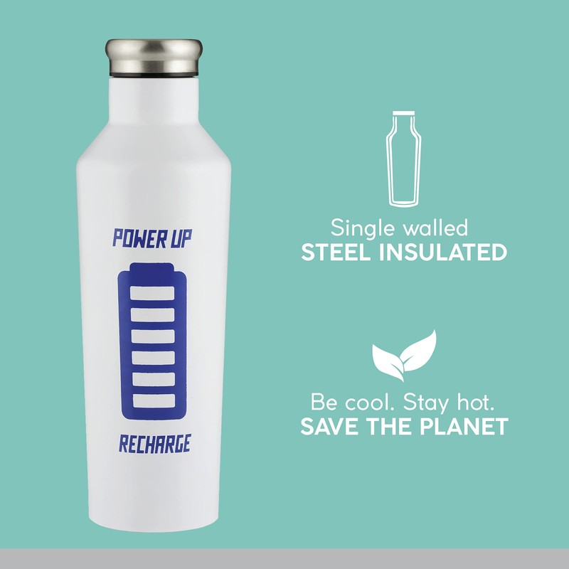 Typhoon Pure 800 ML Stainless Steel Colour Changing Bottle With