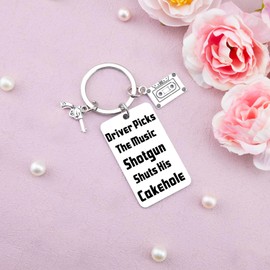 Iweca Supernatural Merch Supernal Merchandise Fan Keychain Gifts For Him Her Funny Best Friend Driver Picks The Music Shtgun Shts His Cakehole Birthday Lover Graduation Supernatural Car Accessories