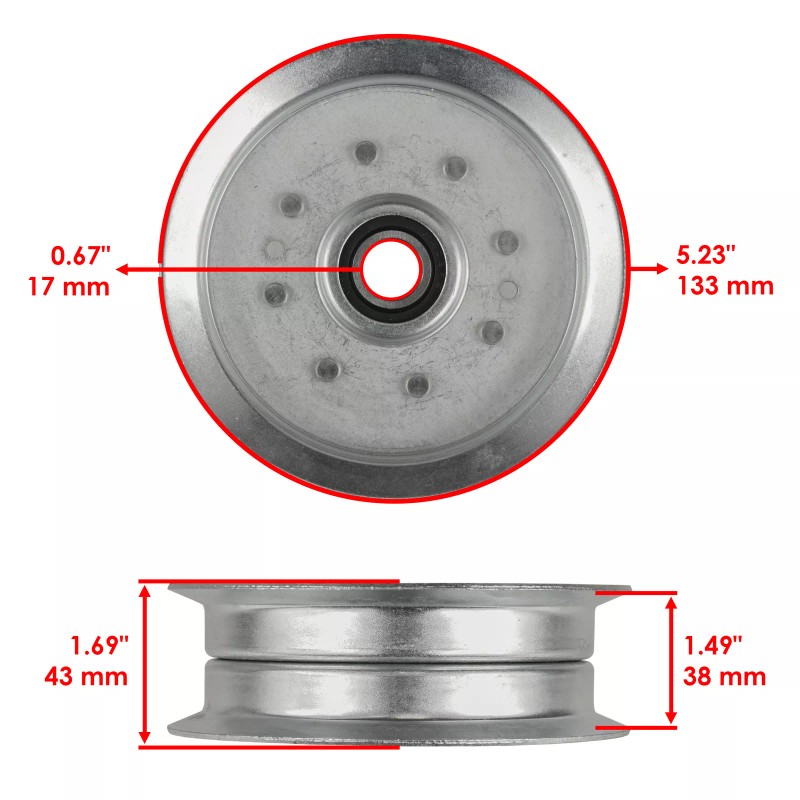 For John Deere Deck Large Idler Pulley For John Deere