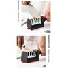 4-in-1 Kitchen Knife Sharpener, Professional Grade with Tungsten Steel and