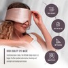 DREAMI - Sleep Mask for Men, Navy Blue - Padded
