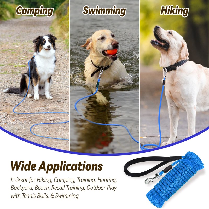 lynxking Check Cord Dog Leash Long Lead Training Tracking Line