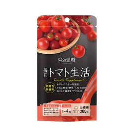 毎日トマト生活 トマトサプリ お徳用 200粒 リコピン サプリメント 緑黄色野菜 酵素 野菜 酵素サプリ 夜トマト サプリメント