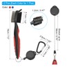 PATIKIL Golf Club Brush with 2.75 Ft Retractable Zip-line, 2