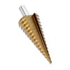 QWORK® HSS M35 Cobalt Step Drill 4-32 mm, Robust Taper