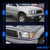 oEdRo Headlight Assembly Compatible with 2001 2002 2003 2004 Tacoma