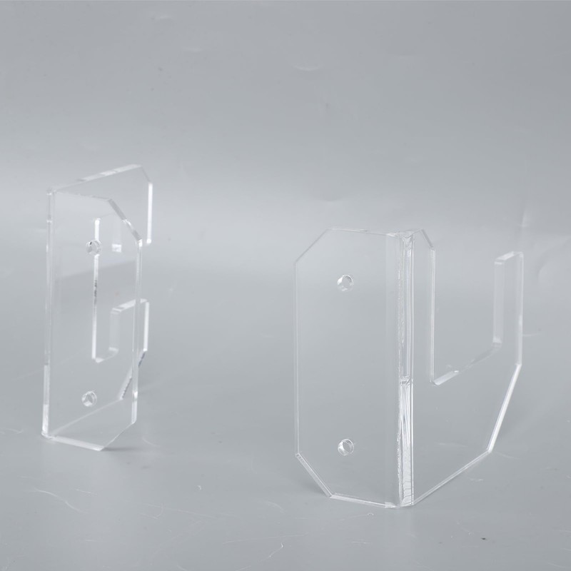 Tissting 2 Pcs Sword Holder Acrylic Horizontal Wall Mount Sword