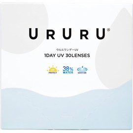 Uluru One Day UV Moist 30 Sheets 1 Box [BC] 8.6 [PWR] -6.00 [DIA] 14.0