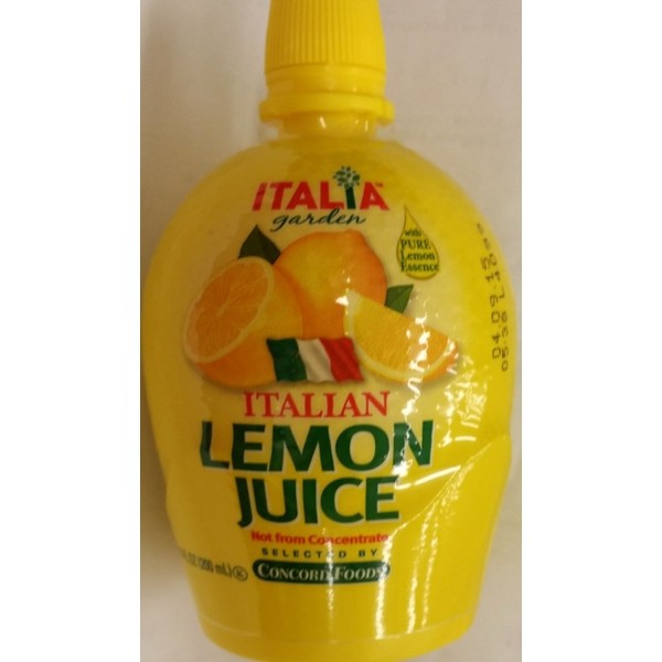 Italia Garden Italian Lemon Juice 6.76 Oz (Pack of 4)