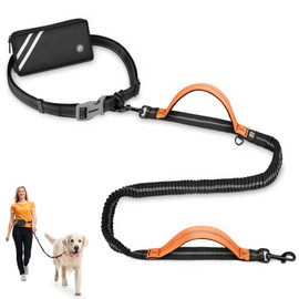 Hands Free Dog Lead, Running Lead with Adjustable Walking Belt for Medium Large Dogs