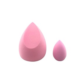 Makeup Sponge Beauty Blender Foundation Sponges Latex Free for Liquid Foundation Powder Sunscreen and Cream 1 Large Sponge 1 Small Sponge (Pink)