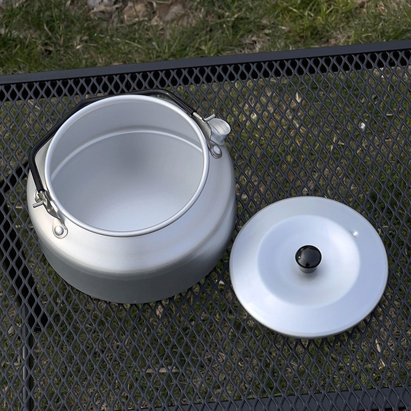 Camping Kettle Lightweight Aluminum Alloy Portable Camp Tea Pot Coffee