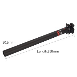 FOMTOR Bicycle Seatpost 30.9 Length 350mm Adjustable Seatpost Mountain Bike Seat Post for MTB Road Bike BMX