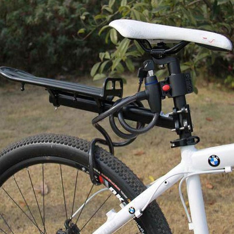Cable Bike Lock with Bracket Keyed 120cm x 1200mm Bikes