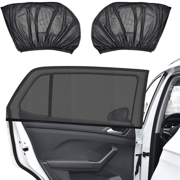 KOQAIIZ Auto Sonnenschutz Baby, Universal Sonnenschutz Auto Dehnbar, Auto Baby