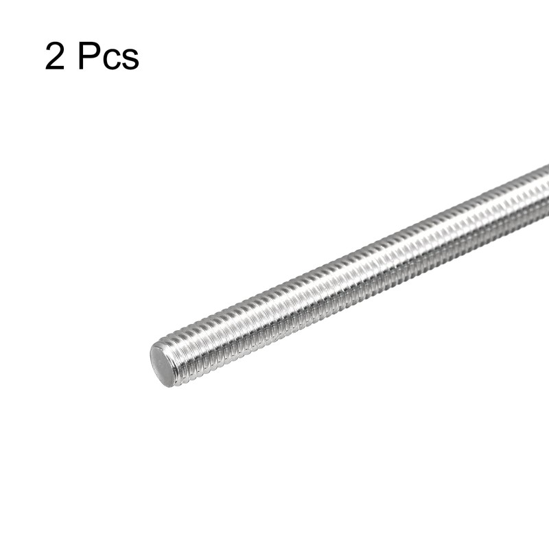 sourcing map Fully Threaded Rod M8 x 350mm 1.25mm Thread