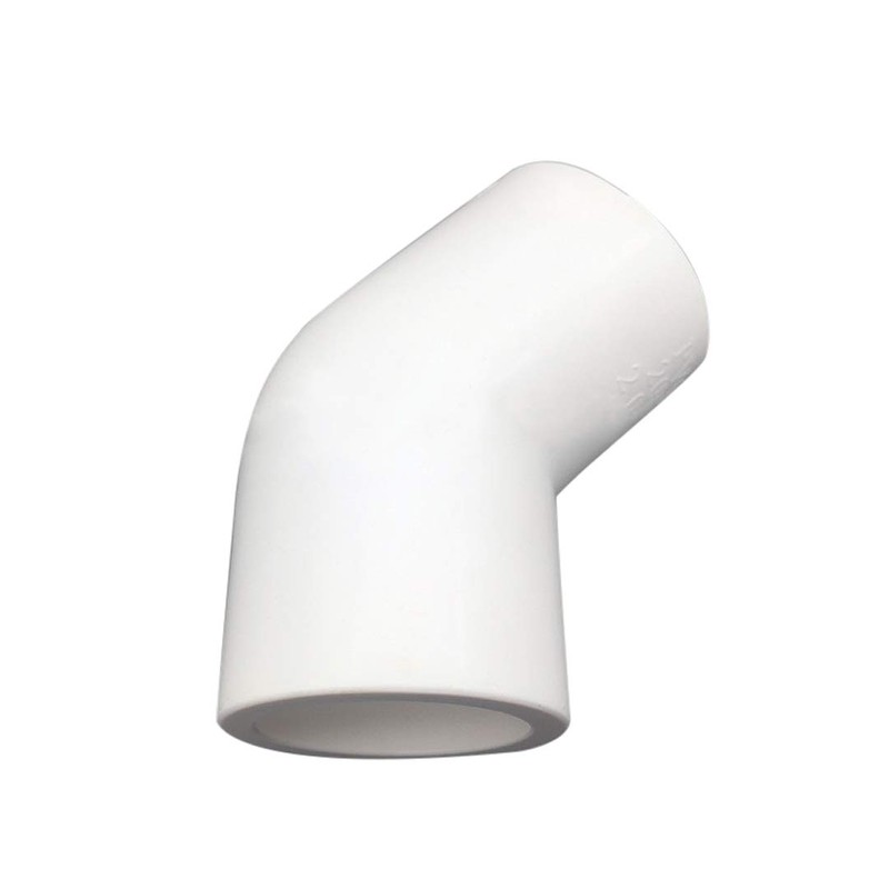 BOZONLI 40mm PVC Water Pipe Fitting 45 Degree Elbow Coupling