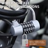 MEINUOKA Direction Lock, U-bar Combination Padlocks with Code, 5 Digit