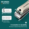 MR.GREEN Cortauñas Anti Salpicaduras Cortador de Uñas de Acero Inoxidable