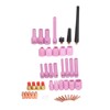 46Pcs TIG Welding Accessory Cup Gasket Collet Lens Tool Set