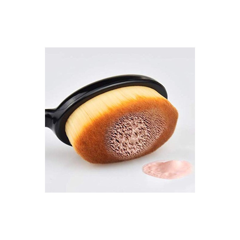 2 brochas de maquillaje para mezclar líquidos, crema o polvo