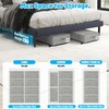 Large Sturdy Under Bed Storage with Wheels, 2 Pack 50L