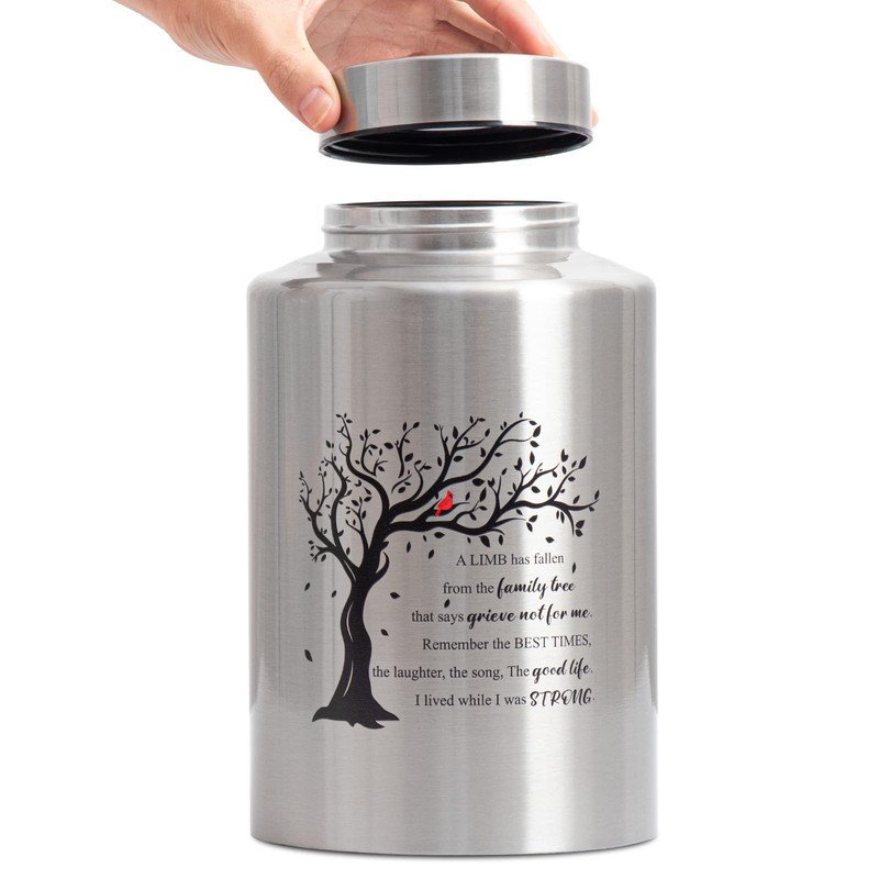Urns for Human Ashes Adult,Large Decorative Memorial Funeral Burial