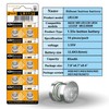 Siiboat Watch Batteries 80PCS - AG0, AG1, AG3, AG4, AG5,