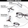 ZESAKER Reading Glasses for Women Men, Retro Round Frame Blue