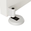DOOROOM 1 Pack Solid Brass Windproof Door Stopper, Mechanical PushLock