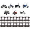 25H Kettenglied, 10 Stück Mini Dirt Bike Motorradkette Master Link