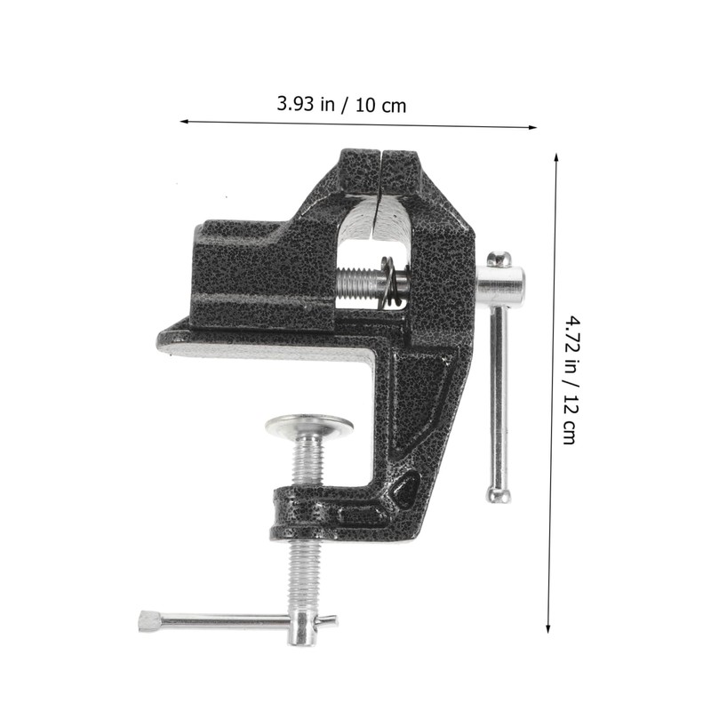 DOITOOL Rotating Mini Vise Clamp Heavy-duty Table Vise for Woodworking