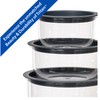 Buddeez Tritan Bowls with Press-To-Seal Lids, Food Prep Bowls, Mixing