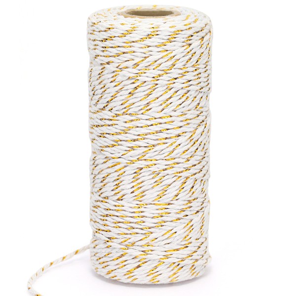 328 Feet Cotton Bakers String Rope, White Christmas Twine String