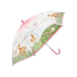 bb klostermann Children's Umbrella Forest Animals / Deer Stars Transparent 80 cm, multicoloured
